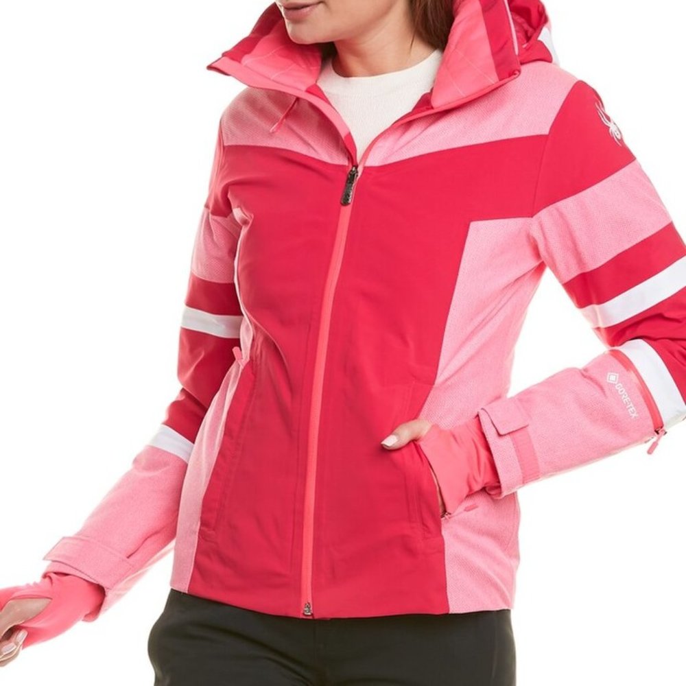 Spyder Captivate GTX Jacket, Berry, Size 2